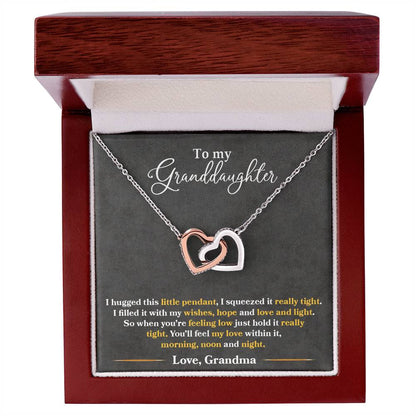Grandma Love Necklace Gift to Granddaughter - Sentimental Gifting