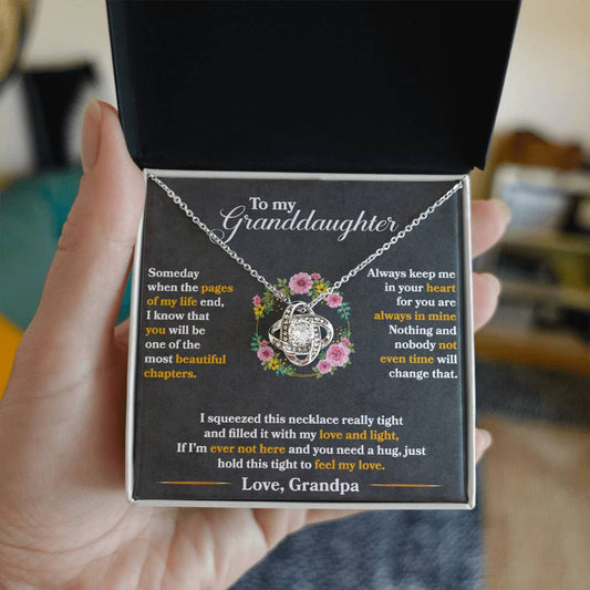 Grandma to Granddaughter Love Necklace Gift - Sentimental Gifting