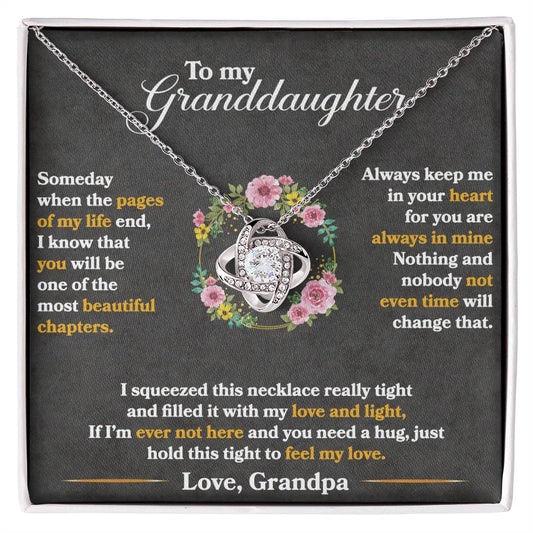 Grandma to Granddaughter Love Necklace Gift - Sentimental Gifting