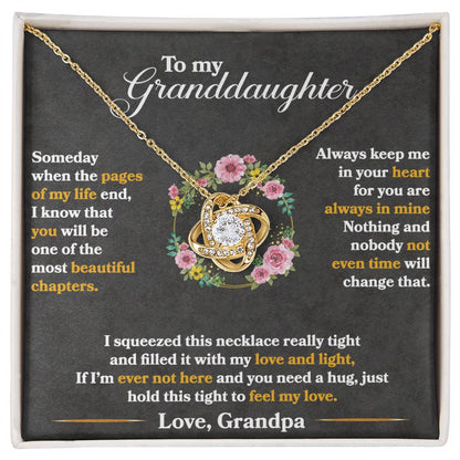 Grandma to Granddaughter Love Necklace Gift - Sentimental Gifting