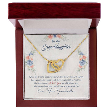 Grandmother's Love and Support Necklace Gift to Granddaughter - Sentimental Gifting