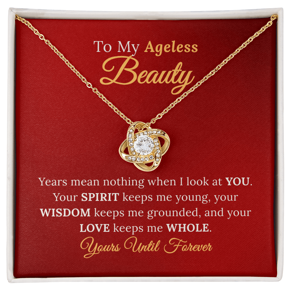 Husband's Love Necklace For The Woman Who Keeps Me Whole - Sentimental Gifting
