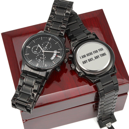 Luxury Men’s Watch With Your Personalized Engraved Message