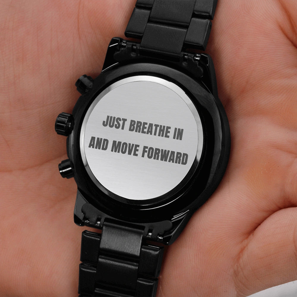 Luxury Men’s Watch With Your Personalized Engraved Message