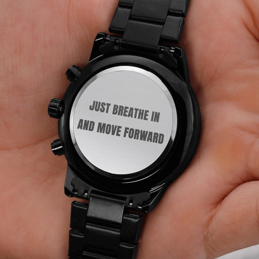 Luxury Men’s Watch With Your Personalized Engraved Message