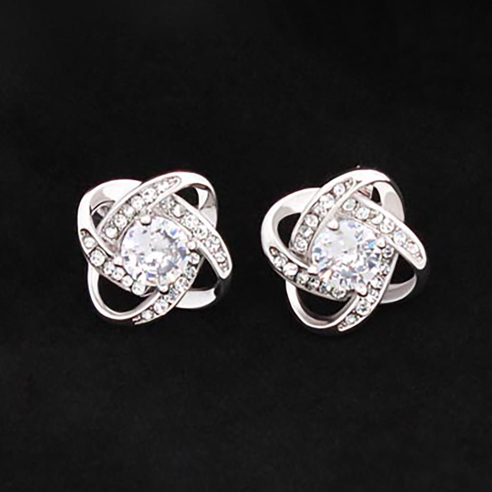 Love Knot Stud Earrings - Sentimental Gifting