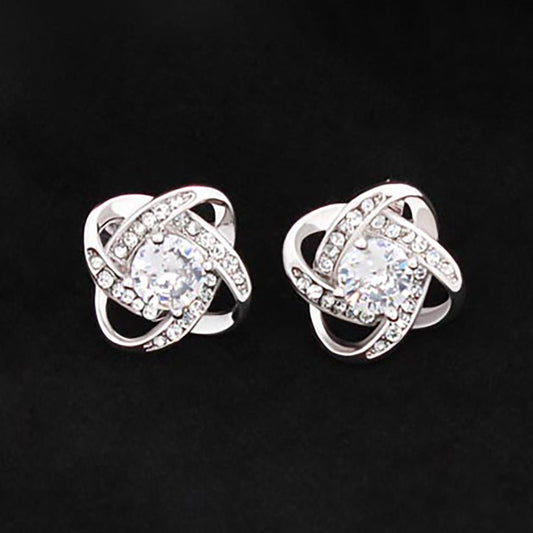 Love Knot Stud Earrings - Sentimental Gifting