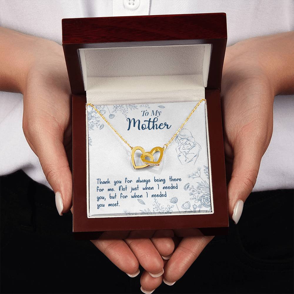 Mom Endless Support Necklace Gift from Daughter - Sentimental Gifting