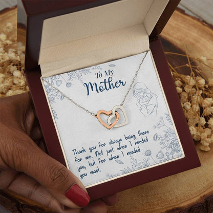 Mom Endless Support Necklace Gift from Daughter - Sentimental Gifting
