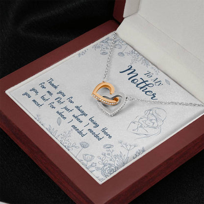 Mom Endless Support Necklace Gift from Daughter - Sentimental Gifting