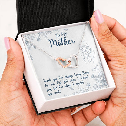 Mom Endless Support Necklace Gift from Daughter - Sentimental Gifting