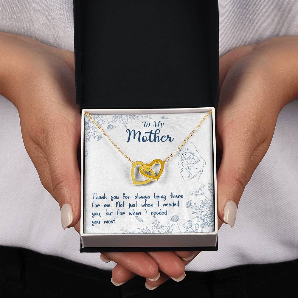 Mom Endless Support Necklace Gift from Daughter - Sentimental Gifting
