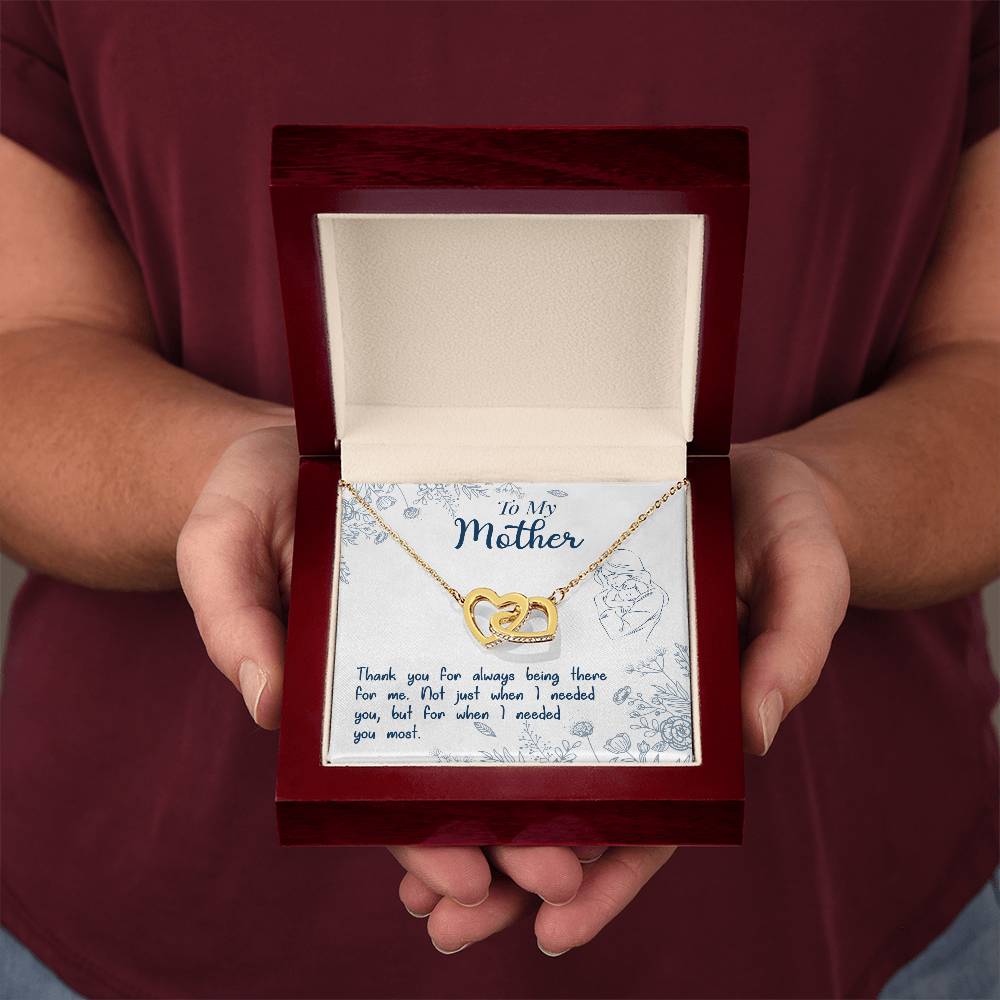 Mom Endless Support Necklace Gift from Daughter - Sentimental Gifting
