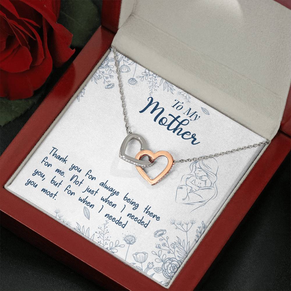 Mom Endless Support Necklace Gift from Daughter - Sentimental Gifting