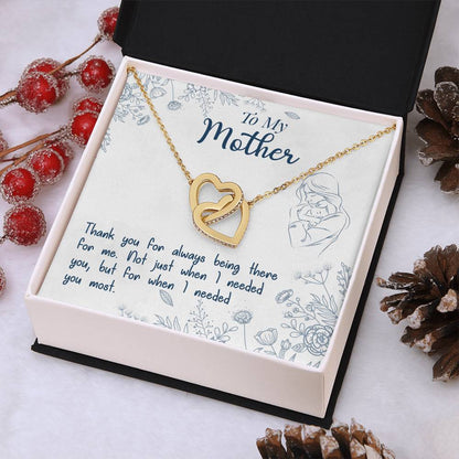 Mom Endless Support Necklace Gift from Daughter - Sentimental Gifting