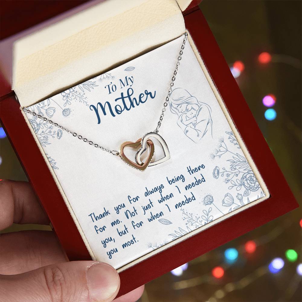 Mom Endless Support Necklace Gift from Daughter - Sentimental Gifting