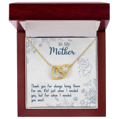 Mom Endless Support Necklace Gift from Daughter - Sentimental Gifting