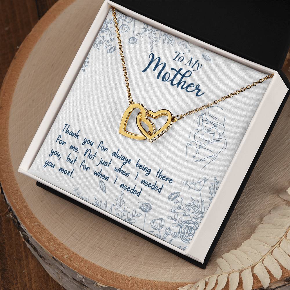 Mom Endless Support Necklace Gift from Daughter - Sentimental Gifting