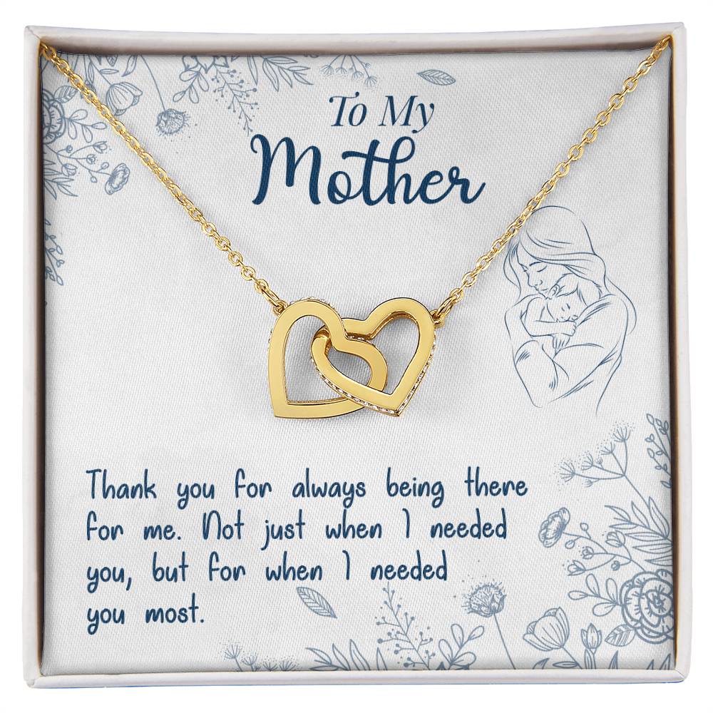 Mom Endless Support Necklace Gift from Daughter - Sentimental Gifting