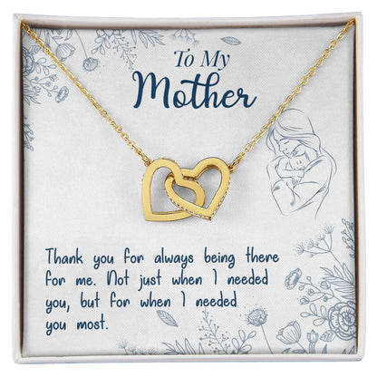 Mom Endless Support Necklace Gift from Daughter - Sentimental Gifting