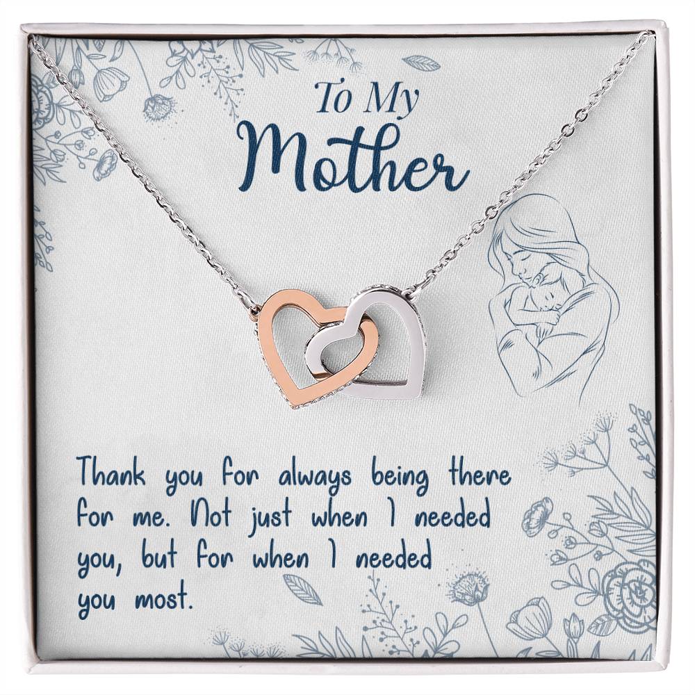 Mom Endless Support Necklace Gift from Daughter - Sentimental Gifting