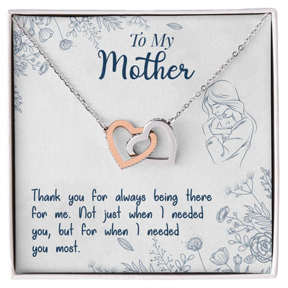 Mom Endless Support Necklace Gift from Daughter - Sentimental Gifting