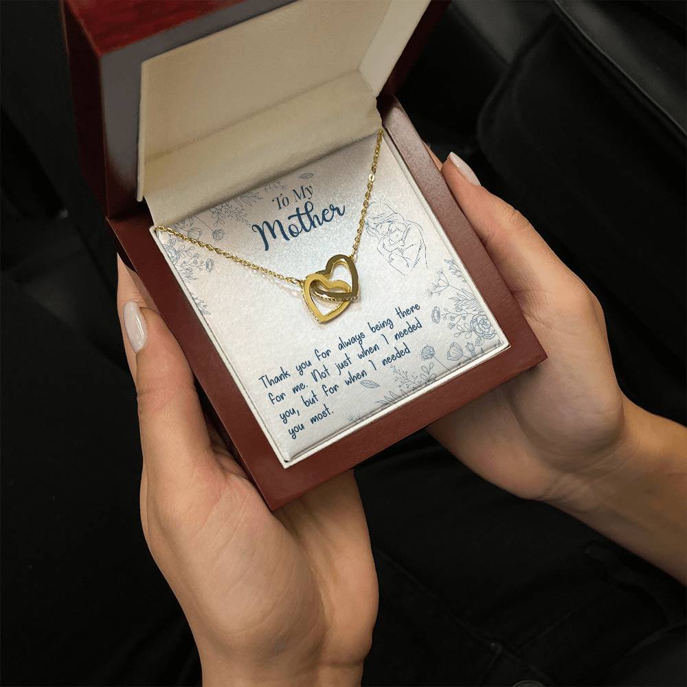 Mom Endless Support Necklace Gift from Daughter - Sentimental Gifting