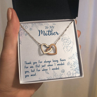 Mom Endless Support Necklace Gift from Daughter - Sentimental Gifting
