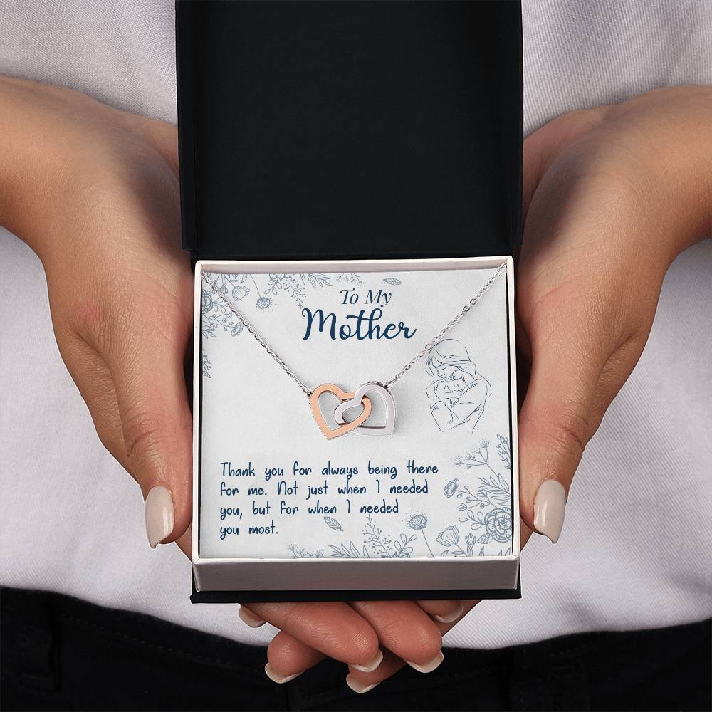 Mom Endless Support Necklace Gift from Daughter - Sentimental Gifting