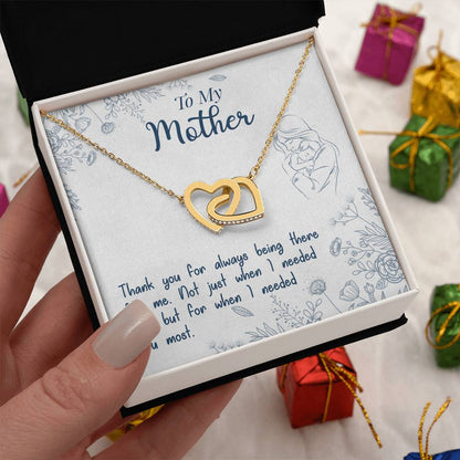 Mom Endless Support Necklace Gift from Daughter - Sentimental Gifting
