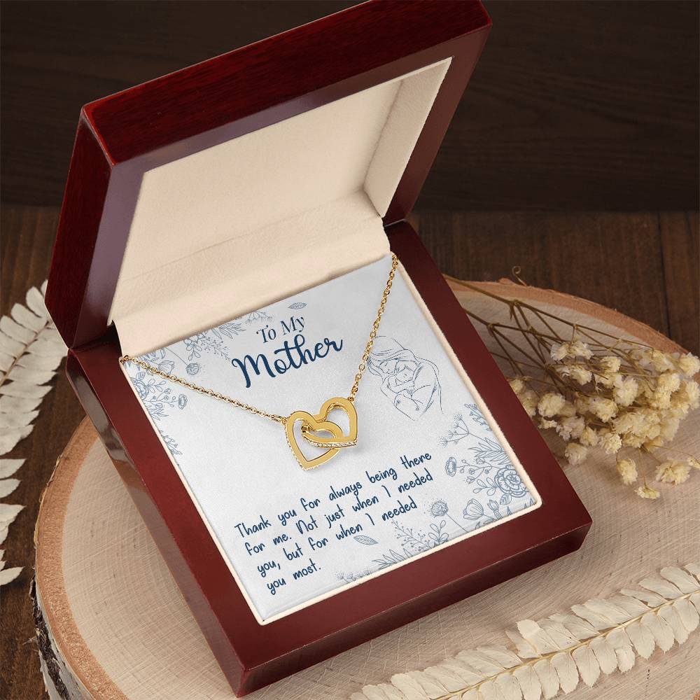 Mom Endless Support Necklace Gift from Daughter - Sentimental Gifting