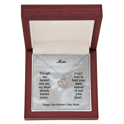 Mom - to - Be Baby Shower Gift - First Mother's Day Necklace - Sentimental Gifting