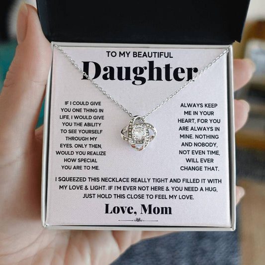 Mom's "Love Touch" Necklace Gift to Daughter - Sentimental Gifting