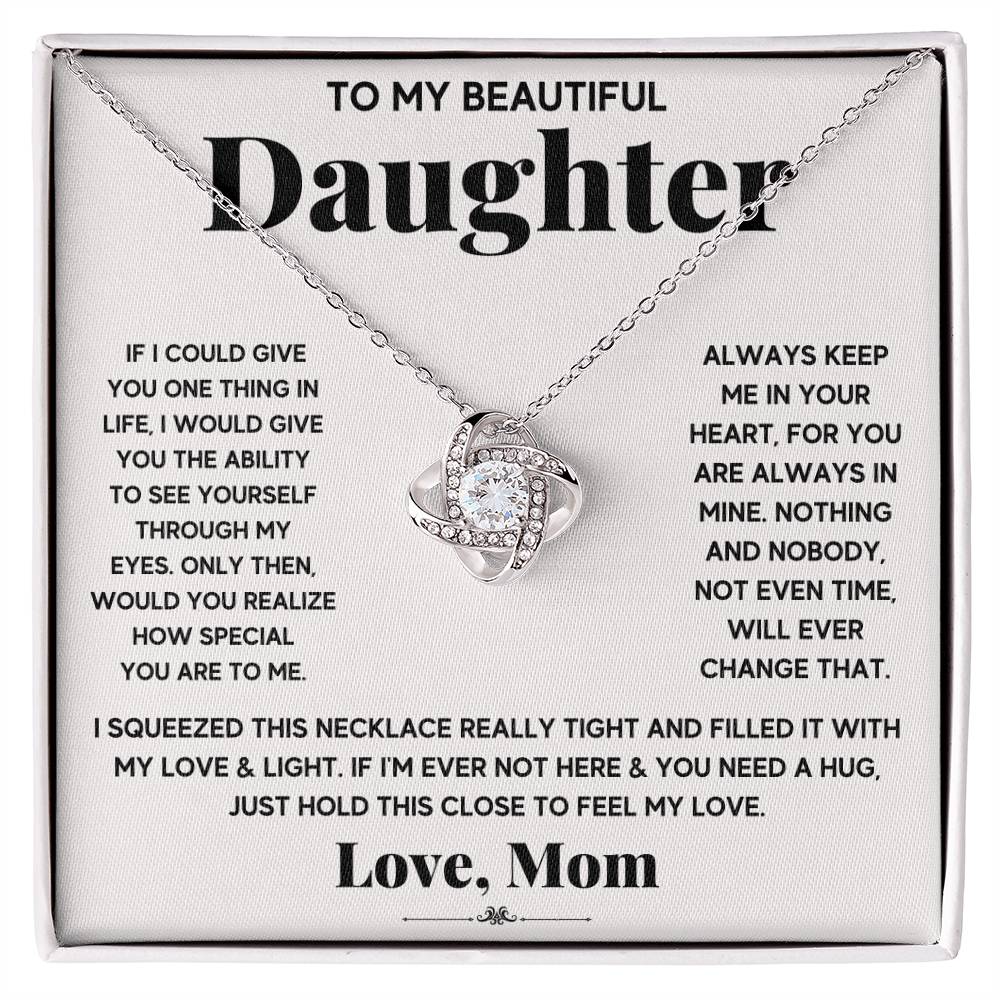 Mom's "Love Touch" Necklace Gift to Daughter - Sentimental Gifting