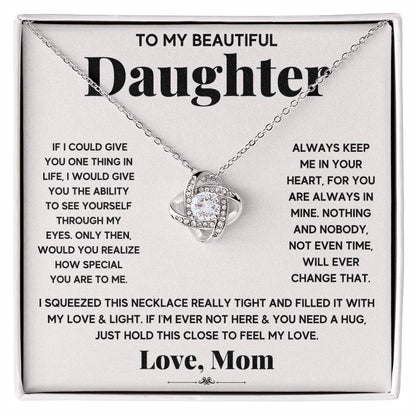 Mom's "Love Touch" Necklace Gift to Daughter - Sentimental Gifting