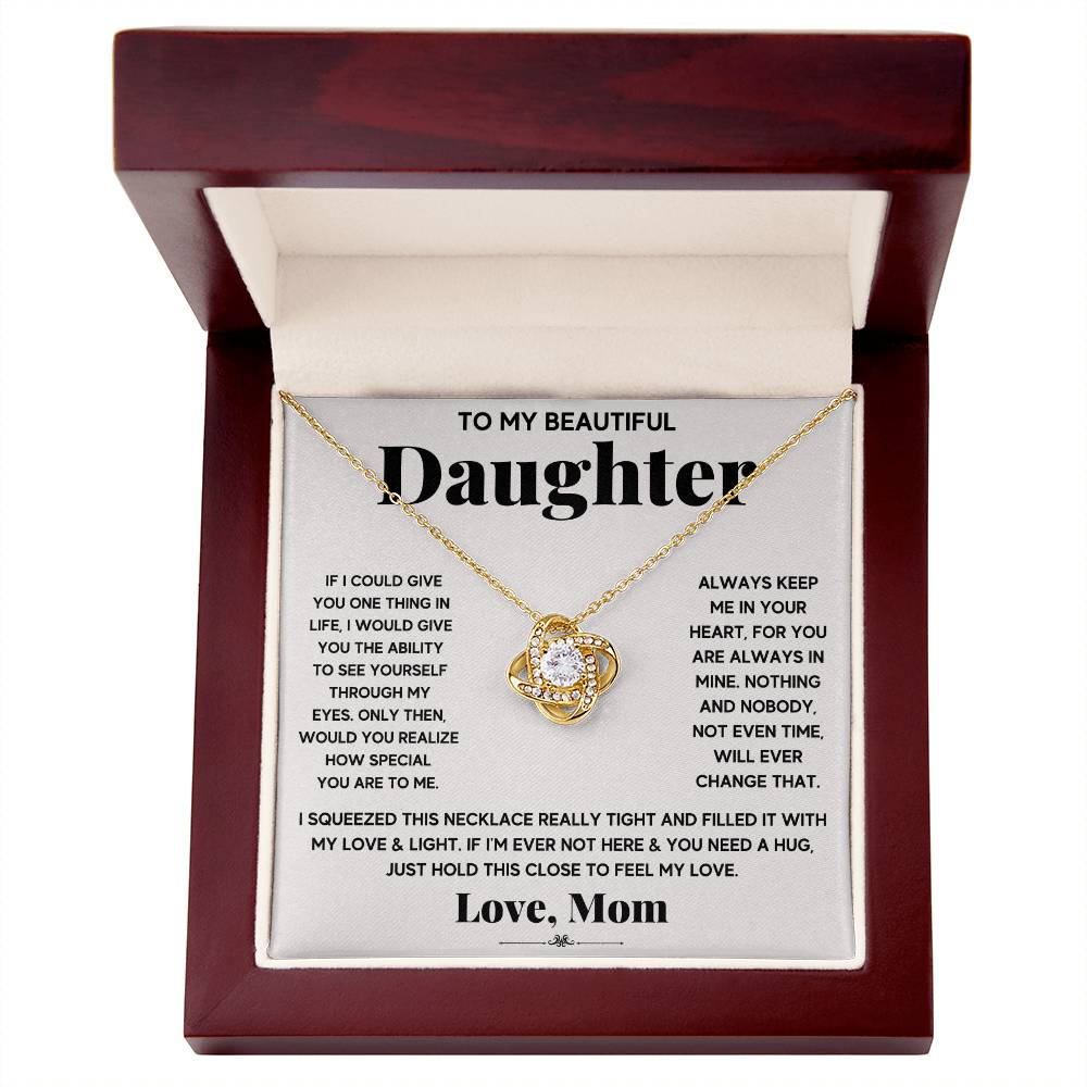 Mom's "Love Touch" Necklace Gift to Daughter - Sentimental Gifting