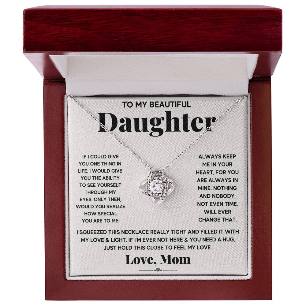 Mom's "Love Touch" Necklace Gift to Daughter - Sentimental Gifting