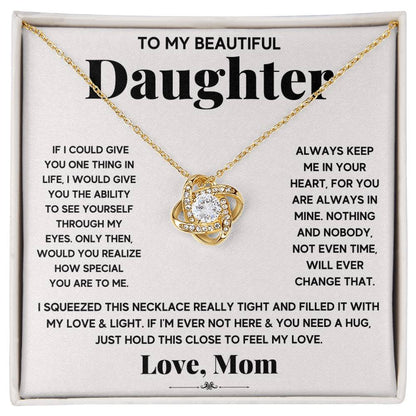Mom's "Love Touch" Necklace Gift to Daughter - Sentimental Gifting