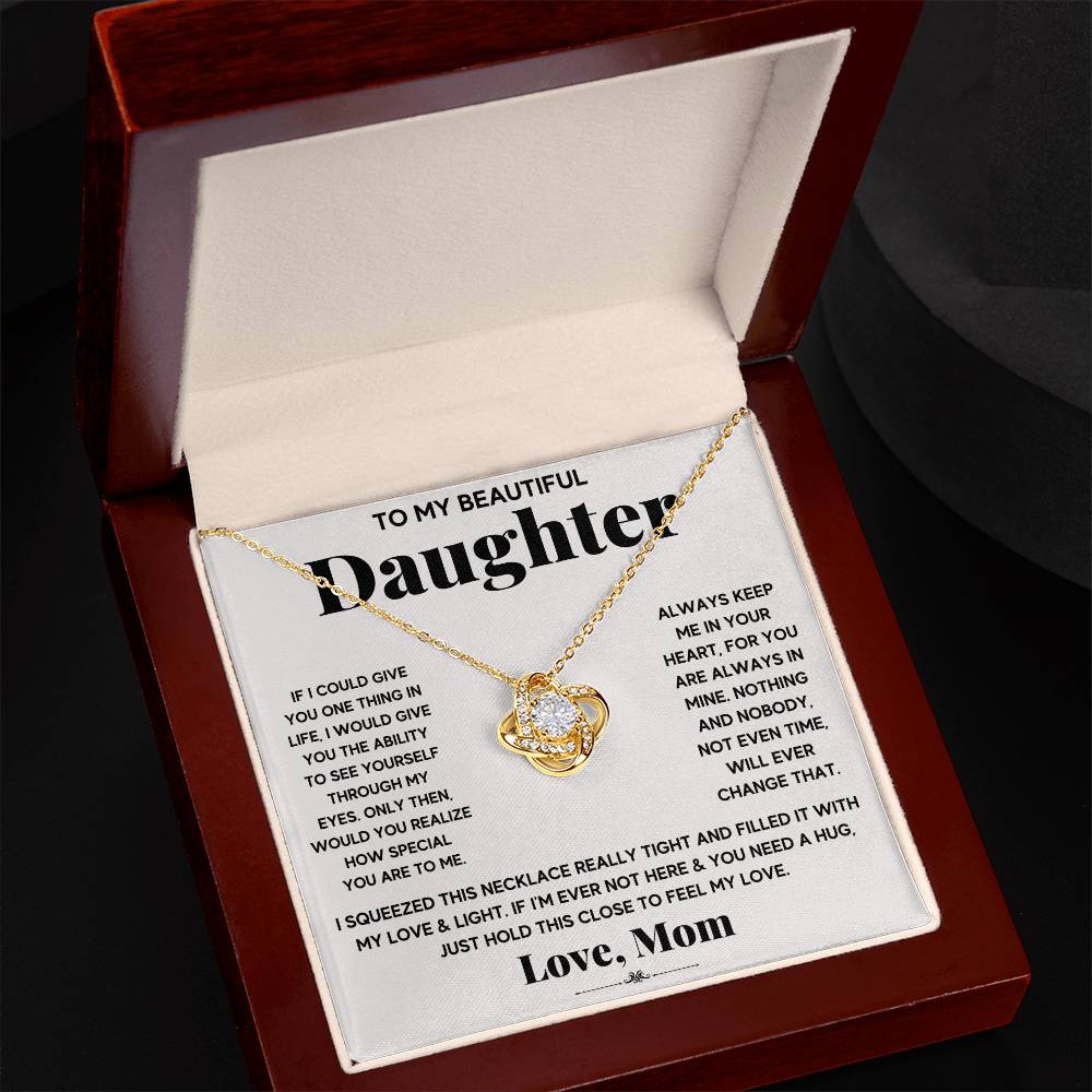 Mom's "Love Touch" Necklace Gift to Daughter - Sentimental Gifting