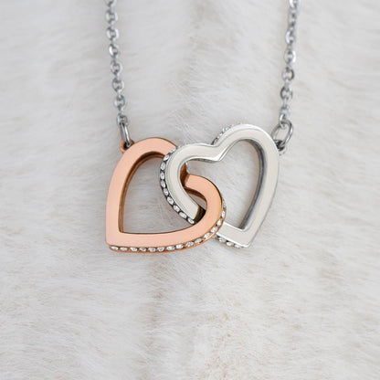 Mother - Daughter Best Friends Hearts Necklace Gift to Mom - Sentimental Gifting