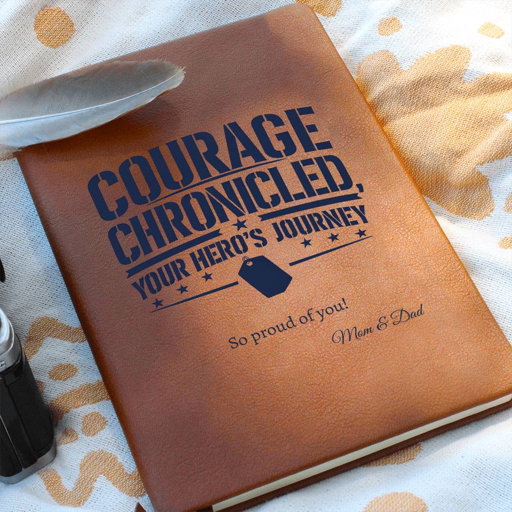 Personalized Journal Gift from Proud Parent to Military Child - Sentimental Gifting