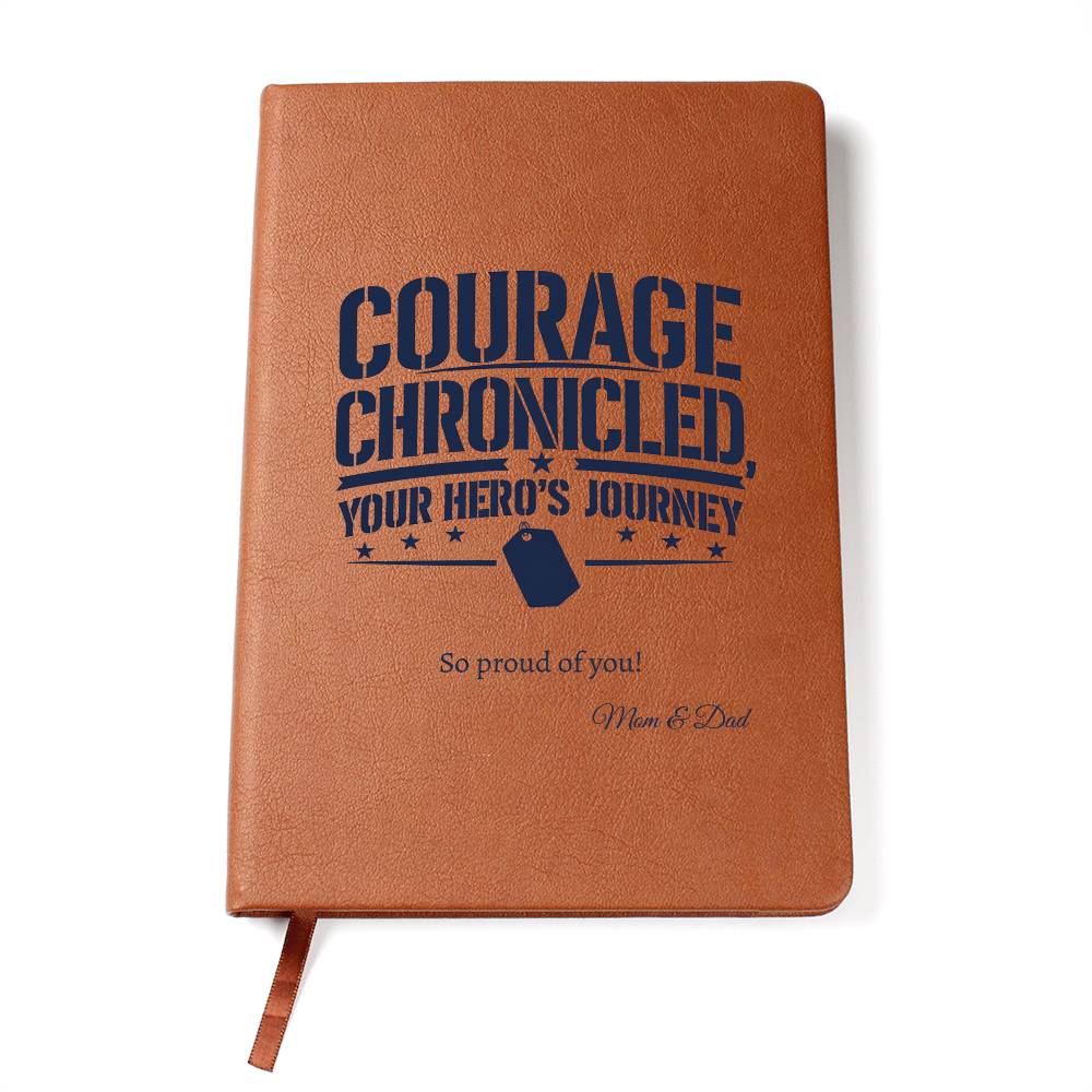 Personalized Journal Gift from Proud Parent to Military Child - Sentimental Gifting