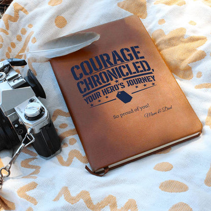 Personalized Journal Gift from Proud Parent to Military Child - Sentimental Gifting