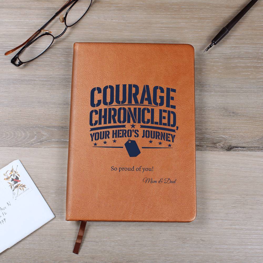 Personalized Journal Gift from Proud Parent to Military Child - Sentimental Gifting