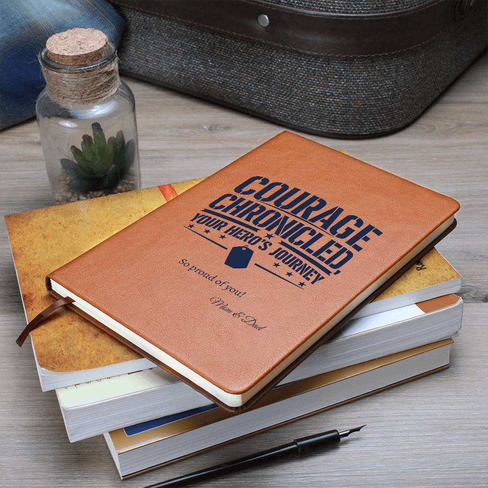 Personalized Journal Gift from Proud Parent to Military Child - Sentimental Gifting