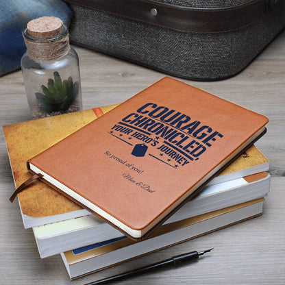 Personalized Journal Gift from Proud Parent to Military Child - Sentimental Gifting