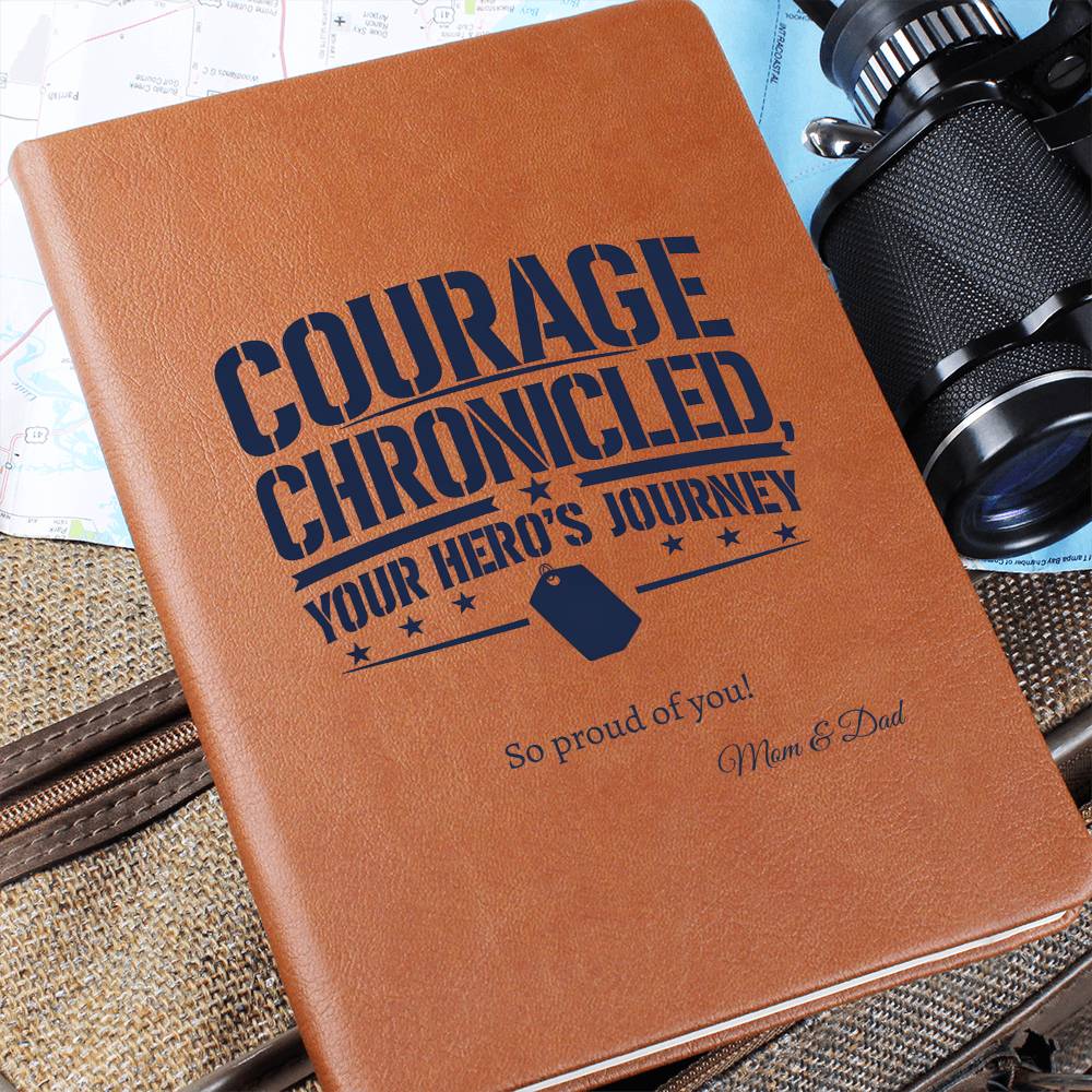 Personalized Journal Gift from Proud Parent to Military Child - Sentimental Gifting