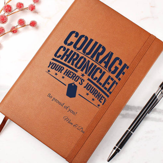 Personalized Journal Gift from Proud Parent to Military Child - Sentimental Gifting