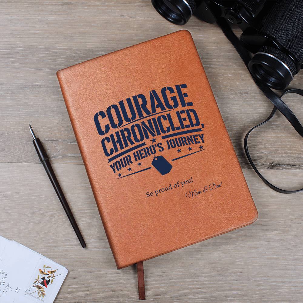 Personalized Journal Gift from Proud Parent to Military Child - Sentimental Gifting