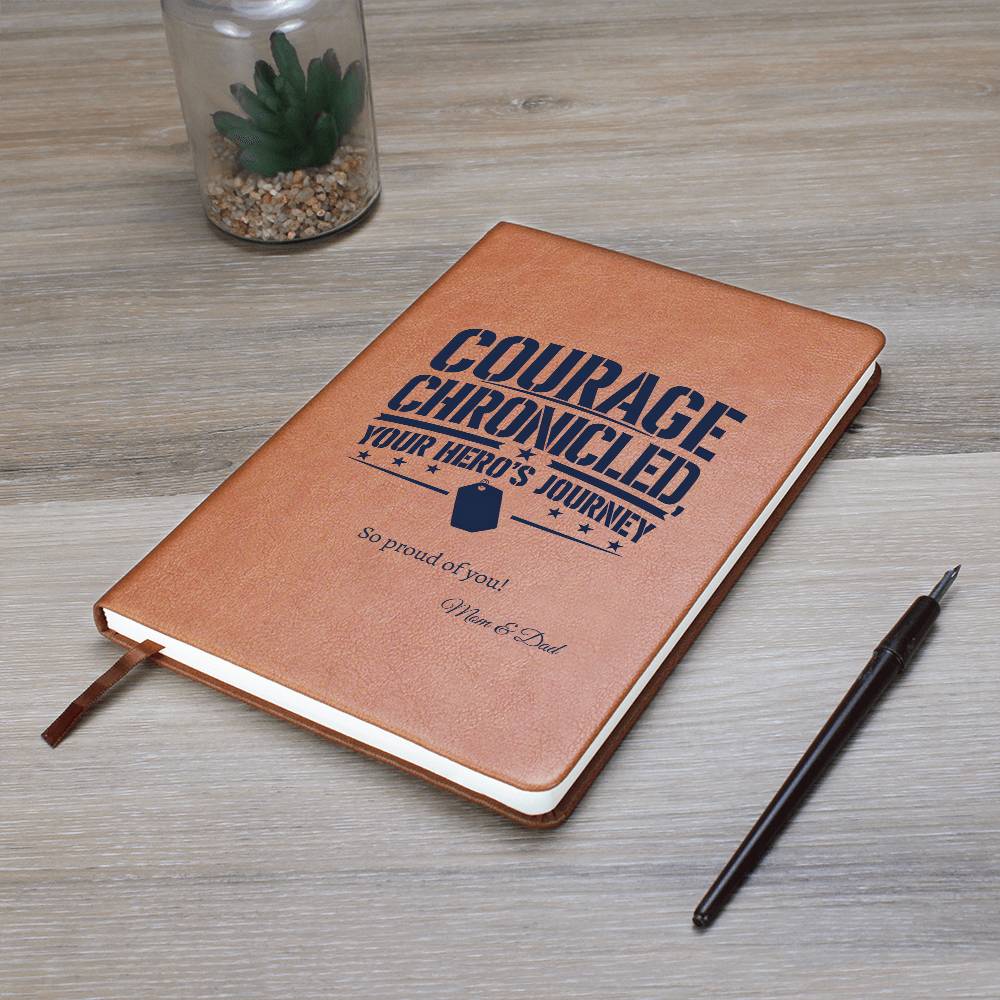 Personalized Journal Gift from Proud Parent to Military Child - Sentimental Gifting